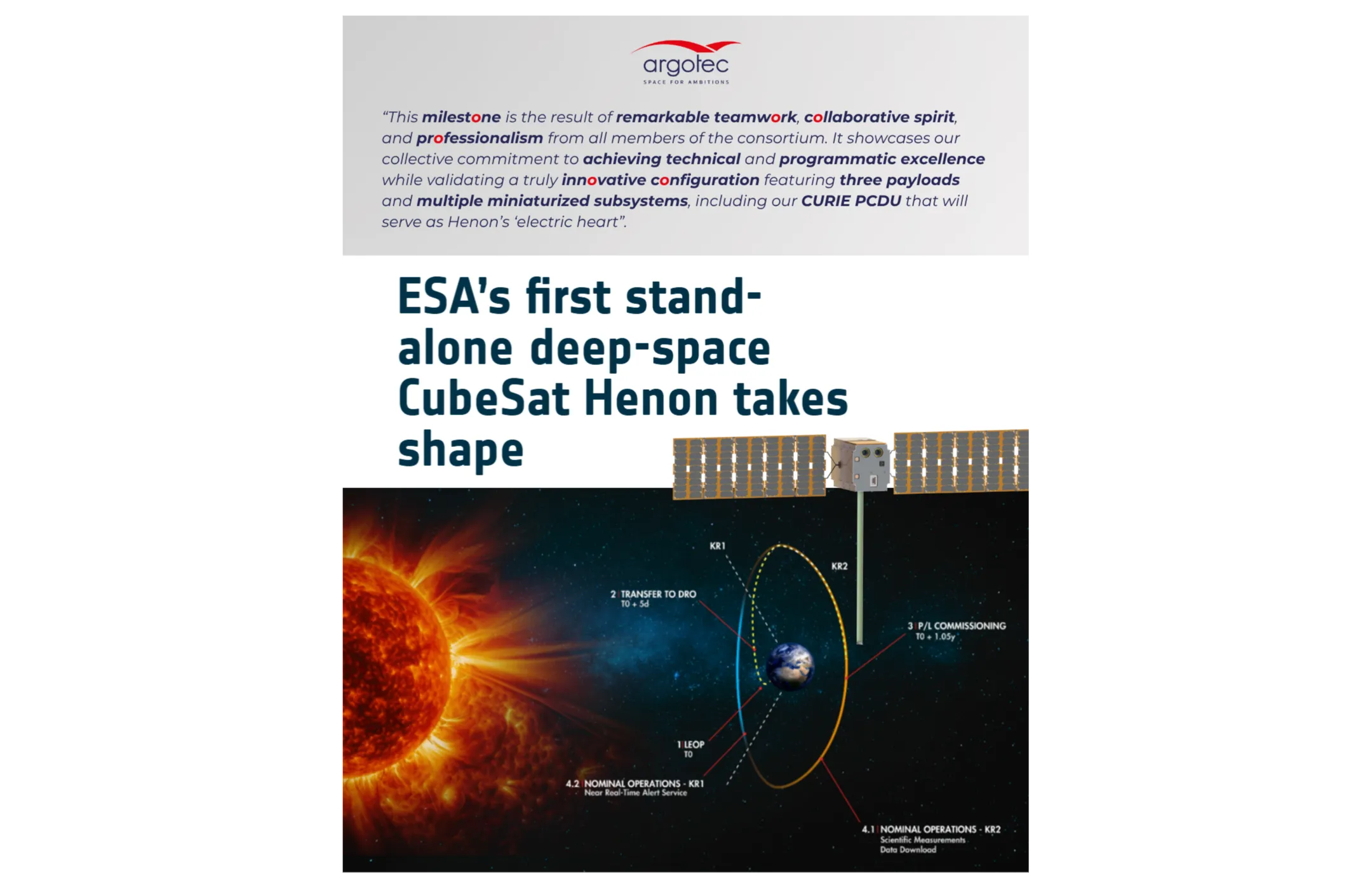 HENON Mission: Another Major Milestone Achieved-image